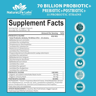 Foto 2 | Foto 2 | Complementa Los Probióticos De Naturalife Labs Con 70 Mil Millones De Cfu (15 Cepas) - Venta Internacional.