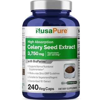 Foto 1 | Foto 1 | Suplemento De Extracto De Semilla De Apio Nusapure 3750 Mg 240 Cápsulas - Venta Internacional.