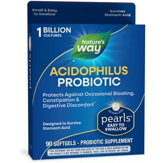 Foto 1 | Foto 1 | Suplemento Nature's Way Acidophilus Probiotic Pearls 90 Cápsulas Blandas - Venta Internacional.