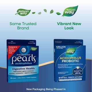 Foto 2 | Foto 2 | Suplemento Nature's Way Acidophilus Probiotic Pearls 90 Cápsulas Blandas - Venta Internacional.
