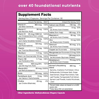 Foto 2 | Foto 2 | Suplemento Multivitamínico Diario Para Mujeres Nutrachamps, Vegano - Venta Internacional.