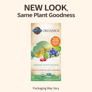 Foto 2 | Foto 2 | Suplemento De Calcio Vegetal De Garden Of Life Organics Durante 30 Días - Venta Internacional.