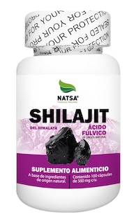Foto 1 | Foto 1 | Suplemento Alimenticio Shilajit Natsa 100 Cápsulas