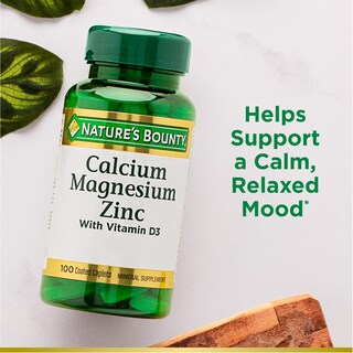 Foto 3 | Foto 3 | Suplemento Nature's Bounty De Calcio, Magnesio Y Zinc, 100 Comprimidos - Venta Internacional.