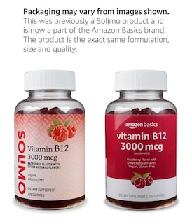 Foto 4 | Foto 4 | Suplemento Amazon Basics Con Vitamina B12 En Gomitas De 3000 Mcg, 200 Unidades - Venta Internacional.