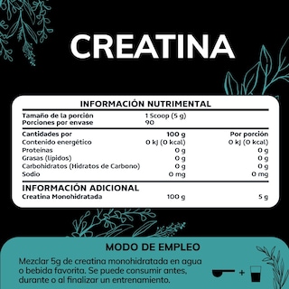 Foto 6 | Foto 6 | Suplemento Alimenticio Quotidien Creatina Monohidratada Micronizada 450g