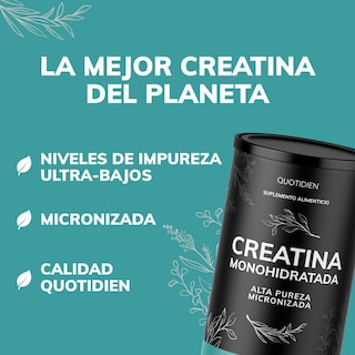 Foto 8 | Foto 8 | Suplemento Alimenticio Quotidien Creatina Monohidratada Micronizada 450g