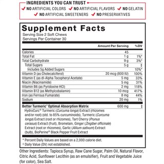 Foto 5 | Foto 5 | Suplemento Alimenticio Force Factor Better Turmeric Joint Support 2 Piezas - Venta Internacional