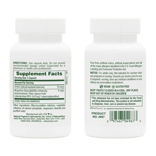 Foto 2 | Foto 2 | Suplemento Natures Plus Dhea-10 Con Bioperine 10 Mg 90 Cápsulas - Venta Internacional.