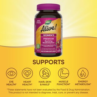 Foto 4 | Foto 4 | ¡multivitamínico Nature's Way Alive! Gummy 75 Premium Para Mujer - Venta Internacional.