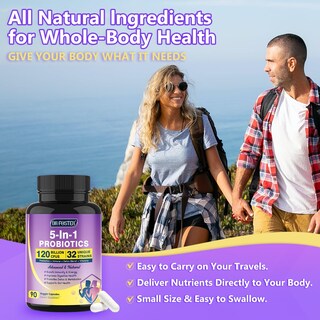 Foto 7 | Foto 7 | Probióticos Drfoster Digestive Health 5 en 1 120 Mil Millones de Ufc Durante 90 Cápsulas - Venta Internacional