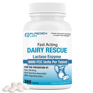 Foto 1 | Foto 1 | Píldoras para la Intolerancia a la Lactosa Puregen Labs Dairy Rescue 360 Tabletas - Venta Internacional