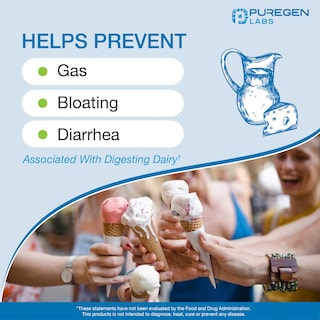 Foto 3 | Foto 3 | Píldoras para la Intolerancia a la Lactosa Puregen Labs Dairy Rescue 360 Tabletas - Venta Internacional