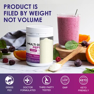 Foto 7 | Foto 7 | Péptidos de Colágeno en Polvo Nature Target Multi Type I, Ii, Iii, V, X 350 g - Venta Internacional