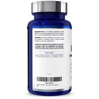 Foto 7 | Foto 7 | Suplemento 1md Nutrition Enzymemd Enzimas Digestivas 60 Cápsulas - Venta Internacional.