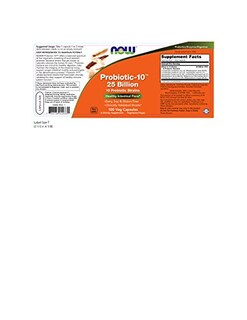 Foto 5 | Foto 5 | Probioticos Now Foods Probioti-10 25 Mil Millones 100 Unidades X3 - Venta Internacional