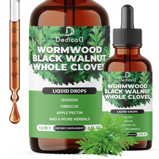 Foto 1 | Foto 1 | Suplemento Dedicad Wormwood Liquid Gots, 60 Ml, Suministro Para 60 Días - Venta Internacional.