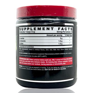 Foto 4 | Foto 4 | Bcaa 6000 Black Nutrex 30 Servicios Manzana Verde