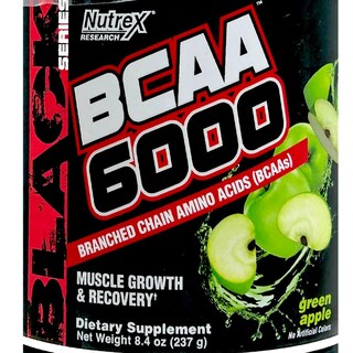 Foto 5 | Foto 5 | Bcaa 6000 Black Nutrex 30 Servicios Manzana Verde
