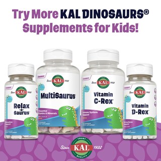 Foto 6 | Foto 6 | Suplemento De Apoyo Al Estrés Kal Relax-a-saurus Kids 30 Chewables - Venta Internacional.