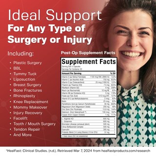 Foto 6 | Foto 6 | Complemente Healfast Complete Surgery & Lesiones Recovery - Venta Internacional.