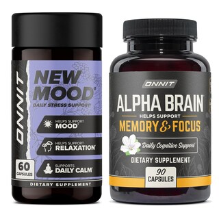 Foto 1 | Foto 1 | Suplemento Onnit Alpha Brain 90 Cápsulas + New Mood 60 Cápsulas - Venta Internacional.