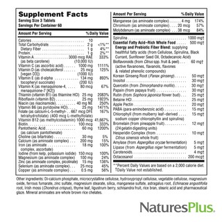 Foto 5 | Foto 5 | Suplemento Natures Plus Source Of Life 180 Comprimidos - Venta Internacional.