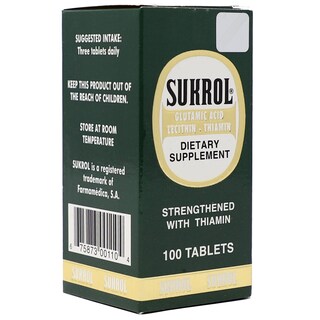 Foto 3 | Foto 3 | Suplemento Vitamínico Sukrol Improve Healthy Brain 100 Comprimidos - Venta Internacional.