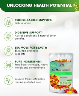 Foto 4 | Foto 4 | Gomitas De Musgo Marino Bio Vitalica Veganas Keto Dr Sebi Diet (1) - Venta Internacional.