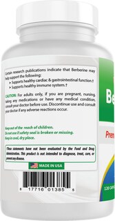 Foto 7 | Foto 7 | Suplemento Best Naturals Berberine Plus 1000 Mg 120 Cápsulas X 2 - Venta Internacional.