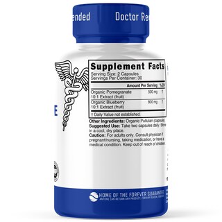 Foto 2 | Foto 2 | Suplemento Nature's Fusions Con Arándanos Y Granada 1300 Mg - Venta Internacional.