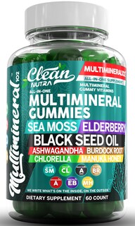 Foto 1 | Foto 1 | Aceite De Semillas Negras De Musgo Marino Gummy Vitamins Clean Nutra Con Ashwagandha - Venta Internacional.