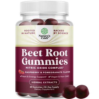 Foto 1 | Foto 1 | Gomitas De Raíz De Remolacha Natures Craft Flow Boosting, Suministro Para 1 Mes - Venta Internacional.