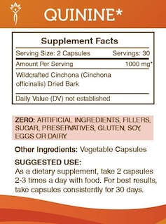 Foto 3 | Foto 3 | Suplemento Secrets Of The Tribe Quinine 1000 Mg 60 Cápsulas - Venta Internacional