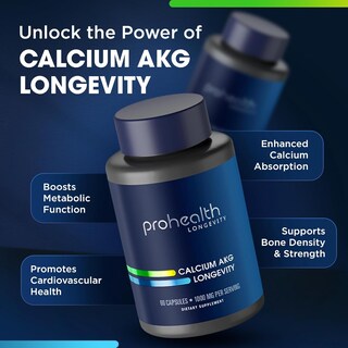 Foto 2 | Foto 2 | Suplemento Prohealth Ca Akg 1000 Mg - Venta Internacional