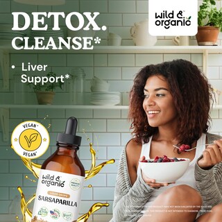 Foto 2 | Foto 2 | Suplemento de Tintura de Raíz de Zarzaparrilla Wild & Organic120 Ml - Venta Internacional