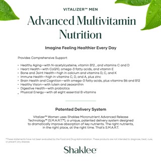 Foto 4 | Foto 4 | Suplemento Shaklee Vitalizer Men Advanced Nutrition 30 Tiras - Venta Internacional