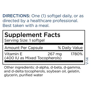 Foto 4 | Foto 4 | Suplemento Metabolic Maintenance Complejo Vitamina E de 90 Tabletas-Venta Internacional