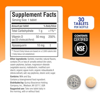 Foto 4 | Foto 4 | Suplemento Prevagen Regular Strength 10 Mg 30 Comprimidos 3 Piezas - Venta Internacional