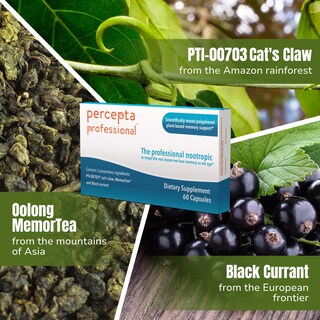 Foto 4 | Foto 4 | Suplemento Cerebral Percepta Professional 60 Cápsulas - Venta Internacional