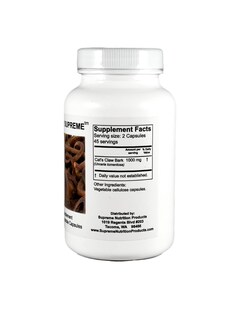 Foto 2 | Foto 2 | Suplemento Alimenticio Supreme Nutrition Cat's Claw 90 Cápsulas - Venta Internacional