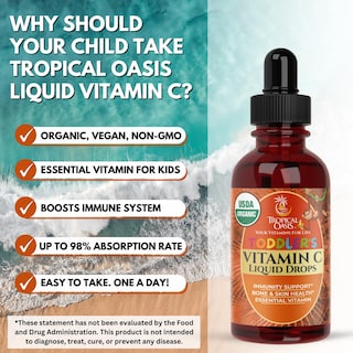 Foto 6 | Foto 6 | Gotas de Vitamina C Tropical Oasis USDA Organic 60 Porciones - Venta Internacional