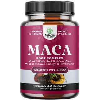 Foto 1 | Foto 1 | Cápsulas de Raíz de Maca Orgánica Supplement Natures Craft 120 Unidades - Venta Internacional