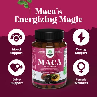 Foto 3 | Foto 3 | Cápsulas de Raíz de Maca Orgánica Supplement Natures Craft 120 Unidades - Venta Internacional