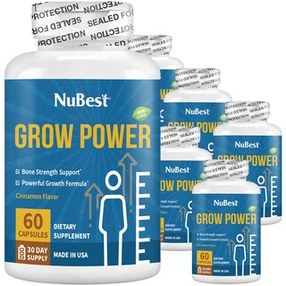 Foto 1 | Foto 1 | Suplemento Altura NuBest Grow Power para Mayores de 10 Años y Adolescentes 6 Frascos - Venta Internacional