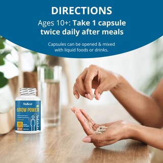 Foto 3 | Foto 3 | Suplemento Altura NuBest Grow Power para Mayores de 10 Años y Adolescentes 6 Frascos - Venta Internacional