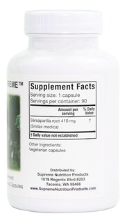 Foto 3 | Foto 3 | Supreme Nutrition Smilax 90 Cápsulas Vegetarianas de Zarzaparrilla - Venta Internacional
