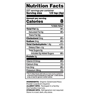 Foto 4 | Foto 4 | Maca Gelatinizada Orgánica En Polvo Terrasoul Superfoods 454 g 2 Piezas - Venta Internacional