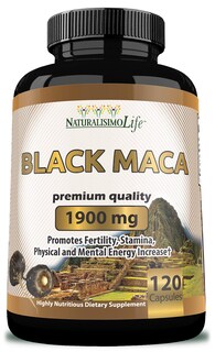Foto 1 | Foto 1 | Suplemento Naturalisimolife Maca Negra Orgánica 1900 Mg 120 Cápsulas - Venta Internacional