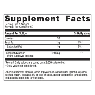 Foto 2 | Foto 2 | Suplemento Metagenics con Fosfatidilserina Brain Support 60 Cápsulas Blandas - Venta Internacional
